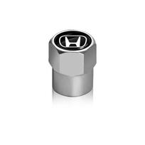 4 vnt./kompl. Automobilio padangų ventilių stiebų oro dangteliai Apsauga nuo vagystės Hermetiškas dangtelis Honda Civic Fit Jazz Accord Pilot Passport Stepwgn CRV BRV HRV Vezel sidabras