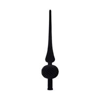 Traditional Long Tip Flocking Christmas Tree Toppers Plastic Craft Durable Design for Homes Holiday Styling juoda