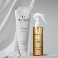 KERASYS PROPOLIS plaukų jungimo Pro atstatomoji priemonė 250ml, Nenuplaunama atstatomoji priemonė 200ml 200ml+250ml