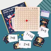 Vaikams Montessori 99 daugybos lenta Žaidimas Matematika Mediniai žaislai Vaikų mokymasis Švietimo loginio mąstymo Dėlionė Mokymo žaislas beige
