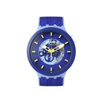 Swatch Unisex 43mm Mėlynas laikrodis SB05N105 SB05N105 SB05N105 blue