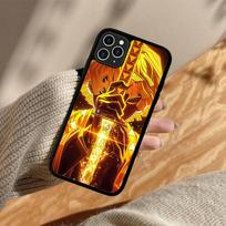 Zenitsu Agatsuma telefono dėklas Silikoninis PC+TPU Skirta IPhone 11 12 13 14 15 16 Plus Pro Max Dangtelis iPhone 13 pro black