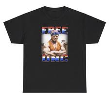 Free Unc T Shirt Funny Donald Trump Republican Jail Ironic Political Humor Tee 2XL gray