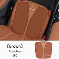 For Porsche Cayenne Panamera Macan 911 718 Taycan Boxster Cayman Car Seat Cushion 3D Air Mesh Non-Slip Seat Protector Sticker CVI1 brown