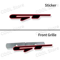 GT linija Automobilio emblema Metalinė šoninė sparnas bagažinės emblema Kia K3 K5 K9 Forte Ceed Cerato Peugeot Automobilio priekinės grotelės Apdaila bpdhk00 front grille