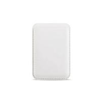 Leather Magsafe Wallet Strong Magnetic Card Holder For iPhone 17 16 15 14 13 Pro Max Samsung Macsafe Cardholder Accessories Case General Magnetism balta