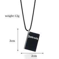 Death Note Misa Amane Earrings, Necklace & Keychain - Anime Merchandise Individual Packaging black