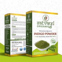 Indigo Leaf Powder for Black hair | 200 Grams | Natural hair color, Chemical free | Resealable Zipper Stand Pouch black
