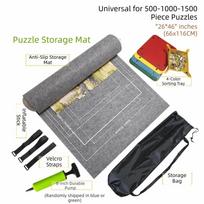 Non-Slip Puzzle Saver Pad 1500/2000/3000 Pieces Rollup Puzzle Mats Puzzles Keeper  Home Use 07 Green 1500Pcs beige