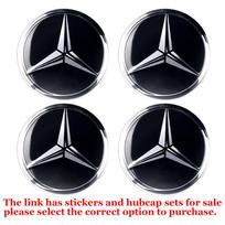 56/60/63/65/68MM Automobilio stiliaus ratų centriniai dangteliai Stebulės dangtelio dekoratyvinės lipdukai Mercedes Benz AMG W203 W206 W220 W205 W212 W210 W108 56MM Sticker gray