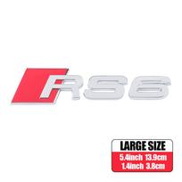 3D ABS Automobilio Lipdukas Kėbulo Bagažinės Sparno Ženklelis Apdaila Lipdukas Automobilio Modifikavimo Aksesuaras qwe2 RS3 RS4 RS5 RS6 RS7 RS8 Emblemui 1PCS