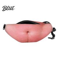 Lengvas Juosmens Krepšys Šventėms Alaus Pilvuko Fanny Pack Juokingas Plaukuotas Krepšys Realistiškas 3D Didelis Krepšys Pilvas Tėvo Kūnas Pokštas Dovana Vyrams Vyrui Praktiška Sandėliavimo E