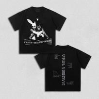 Singer Ariana Grande Album Dangerous Woman 10th anniversary 2026 T shirt Cotton Unisex Men‘s Women's T-Shirt Y2k Tee Fans Tops S gray