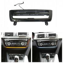 Car LED Light Dash AC Panel Radio Trim Decoration for BMW 3 & 4 Series F30 DIY gray