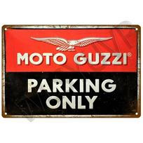 Moto Guzzi Senolio Plaketas Metalinis Vintažinis Skardos Ženklas Shabby Chic Dekoras Metaliniai Ženklai Vintažinė Baro Dekoro Metalinis Plakatas Metalinė Plokštė 20x30cm