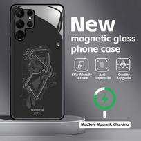 F1 Lenktynių Trasos Spausdinimo Telefono Dėklas Samsung S26 S25 S24 S23 S22 S21 Plus Ultra Note20 Stiklinis Magnetinis Dėklas Galaxy S26 Ultra