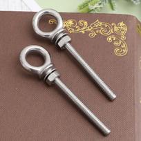 Nerūdijančio plieno kėlimo akmeniniai varžtai M10 X 100 Sūpynės akmeniniai varžtai Žiedinis kabliukas Varžtas Veržlė Varžtai tvirtinimo elementai 316 klasės kabliukas Varžtas 8.5X2X2CM