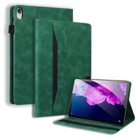 Dėklas Lenovo Tab P11 Plus 5G verslo dėklas TB-J616F/J616X TB-J607Z TB-J606F/J606L Atverčiamas dėklas Xiaoxin Pad Plus 11  2021 P11 5G TB-J607Z žalia