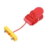 Easy Installation Dual Insert Piece Treadmill Safety Key red