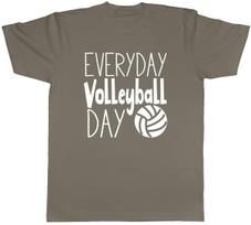Everyday Volleyball Day Unisexs Unisex TShirt Tee 4XL gray