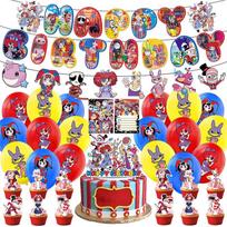 The Amazing Digital Circus Balloon Set Paper Material European And American Style Circus Party Supplies StyleD