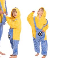 Children's pyjamas kigurumi onesie costume minion yellow 125-135 yellow