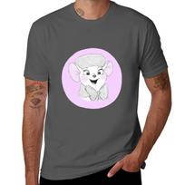 Miss Bianca from the Rescuers TShirt Soft Casual Short Sleeve Cotton Tee L white