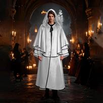 Men's Halloween Costume Cape for Scary Theme Party XXL balta