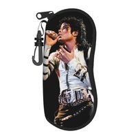 MJ Pop King Glasses Case Unisex Protective Accessories Music Glasses Box Charming Eyewear Container One Size gray