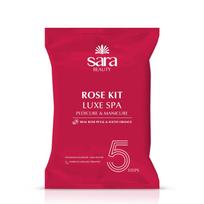 Sara Rose Kit Luxe Spa Pedicure & Manicure | 5 Steps (55 g + 3 ml) brown