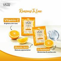 Lacto Calamine Vitamin C Face Sheet Mask |Instant Hydration |Glycolic Acid & D-Panthenol|30 g beige