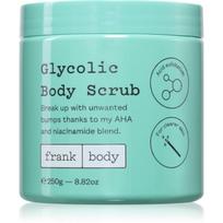 Frank Body Glycolic kūno šveitiklis su glikolio rūgštimi 250 g