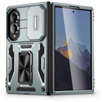 For Samsung Galaxy Z Fold 8 Ultra Case Armor Metal Ring Holder Slid Camera Protective Cover For Galaxy Z Fold 8 7 6 5 Funda Galaxy Z Fold 8