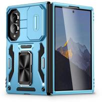 For Samsung Galaxy Z Fold 8 Ultra Case Armor Metal Ring Holder Slid Camera Protective Cover For Galaxy Z Fold 8 7 6 5 Funda Galaxy Z Fold5
