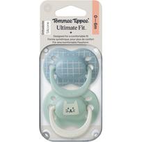 Tommee Tippee Ultimate Fit 0-6m čiulptukas Boy 2 vnt.