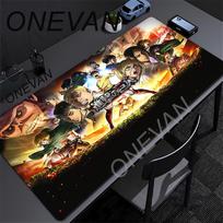 Attack On Titan Mouse Pad Gaming Accessories Keyboard Large Rubber Desk Mat Anime Computer Carpet Pc Gamer Non-slip Mousepad Xxl 30cmx60cm