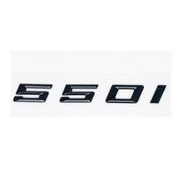 Automobilio 3D ABS bagažinės raidės logotipo ženklelis emblema lipdukas BMW 5 serijai 520i 525i 528i 530i 535i 540i E39 E60 E61 F10 F11 G30 white