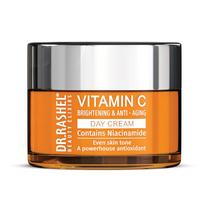 Dr.Rashel Vitamin C Dieninis Kremas Moterims Ir Vyrams | Visų Tipų Odai | Švelni Ir Sveika Oda | Atstatantis & Maitinantis | Gilus Drėkinimas orange
