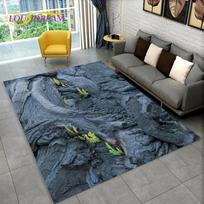 3D Volcano Lava Magma Area Rug Large,Carpet Rug for Living Room Bedroom Sofa Doormat Decoration,Kid Play Non-slip Floor Mat Gift 40x60cm
