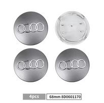 4 vnt. 60mm 61mm 68mm 69mm Audi ratlankių dangteliai Automobilio ratų centriniai dangteliai Audi A1 A2 A3 A4 A5 A6 A7 A8 S3 S6 Q3 Q5 Q7 priedams