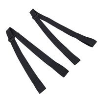 2pcs Dumbbell Spotter Straps Barbell Rack Attachment Hanging Dumbbells Safety Hanger Straps black
