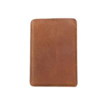 Genuine Crazy Horse Leather Laptop Sleeve 13.3 14.2 Inch MacBook Dell HP Ultrabook Tablet Protective Case Neutral Style Vertical 13 Chestnut brown