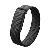For Google Fitbit Air Smart Watch Band Adjustable Hook Loop Sport Wristband Nylon Fitness Bracelet Running Watch Accessories black