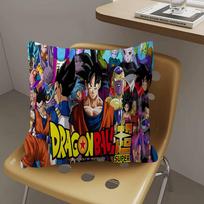 Anime D-Dragon Animacinis B-BallS Stitch Laimingas Drakonas pagalvės užvalkalas sofos pagalvės užvalkalas namų kambario dekoracija vaikų dovana 20x20Inch
