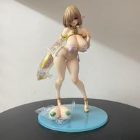 Elf Village Fifth Villager Kukuru Figure Anime Girl Figures Pvc Figurine Model Collection Doll Desktop Ornaments Statue Toy Gift no box beige