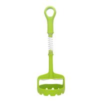 Ergonomic Vegetable Mashing Device Efficient Potato Masher with Smooth Round Holes Convenient Potatoes Crusher 1 yellow