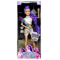 New Kpop Demon Hunters Anime Merchandise Rumi Mira Zoyi Character Figurine Birthday Present Fan Club Gifts 11 Joints Are Movable gray