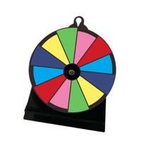 15cm Prize Wheel Portable Rotating Game Toy for Carnival Holiday Birthday multi