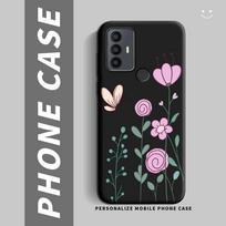 For TCL 30E 30SE TCL30 Plus Case Shockproof Silicone Soft TPU Phone Case For TCL 30 Plus 30 5G Back Cover Fashion Cartoon Cute TCL 30E black