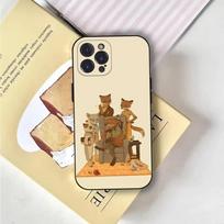 F-Fantastiškas Ponas F-Lapė telefono dėklas iPhone 16,15,14,13,12,11,Pro,X,XS,Max,XR,Plus,Mini minkštas juodas dangtelis iPhone16promax gray